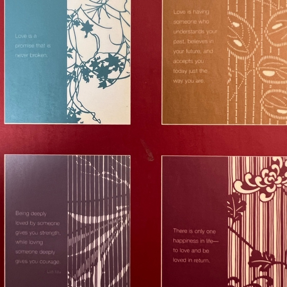 MQ Publications "LOVE" Quality Boxed Notecards with Envelopes - Picture 5 of 11